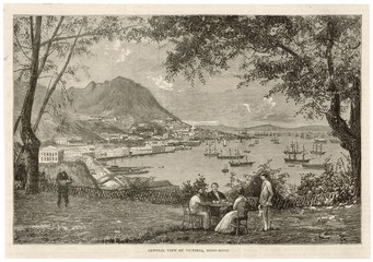 Brits at Hong Kong. Date: 1883