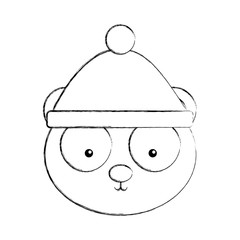 animal panda cartoon icon vector illustration design draw   