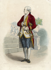 Frenchman 1780. Date: circa 1780