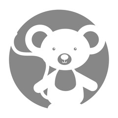 Animal koala cartoon icon vector illustration design graphic