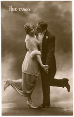 Tango - Heels Up. Date: circa 1913 - obrazy, fototapety, plakaty