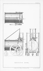 Kensington model locomotive by Richard Trevithwick. Date: circa 1800