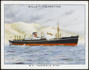 Steamship Australia Star. Date: 1934