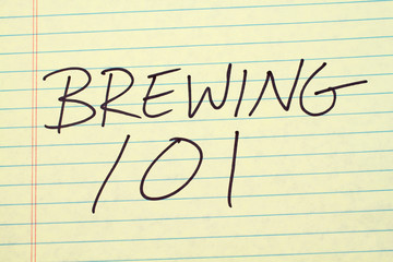 The words "Bourbon 101" on a yellow legal pad