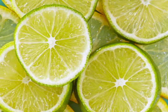 Lemon lime background
