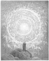 Vision of Angels - Dante. Date: 1307-21 - 162313313