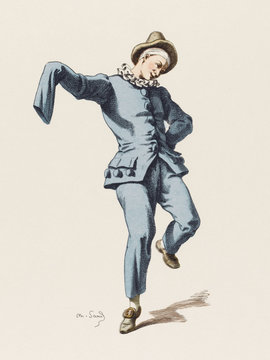 Commedia Dell'arte - Peppe-Nappa. Date: 1770