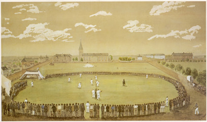 Cricket in Sydney  Auz. Date: circa 1842
