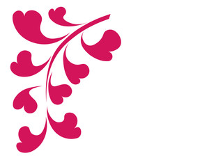 ハートの葉っぱの植物