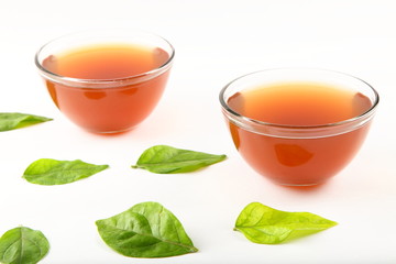 Fresh organic leaf tea 