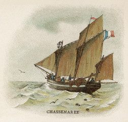 Breton Chasse-Maree. Date: circa 1880