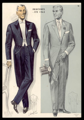 Formal Menswear for 1963. Date: 1963