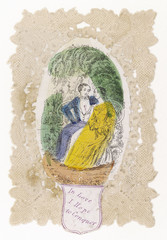 Valentine Card. Date: circa 1860