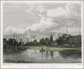 Christ Church College  Oxford. Date: 1799