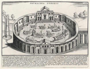 Naumachia of Nero. Date: circa 60