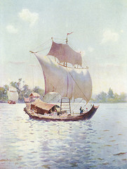 Burmese River Boat. Date: 1905
