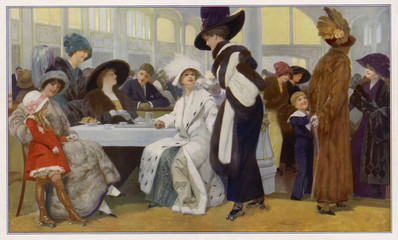 Roller-Skating  Paris. Date: 1911