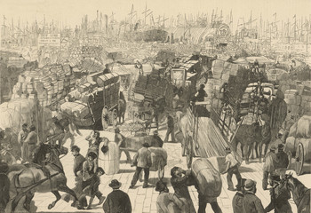 New York Docks. Date: 1880