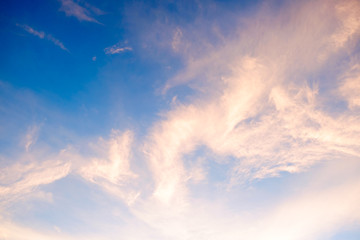 twilight cloud sky for background and backdrop