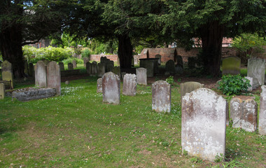 Traditional catholic British cemetery