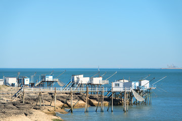 Fisherman cabins at the coast