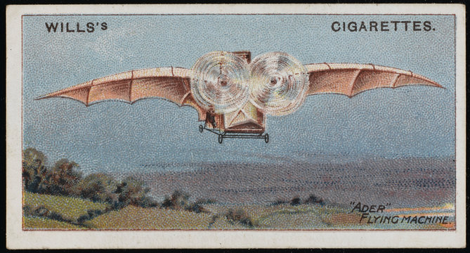 Ader's 'Avion III'. Date: 12 October 1897