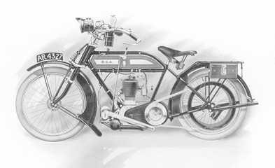 Obraz premium Bsa 1914. Date: 1914