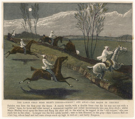 Midnight Steeplechase. Date: 1839