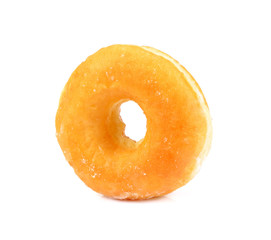 Donut isolated on a white background. Fresh donut