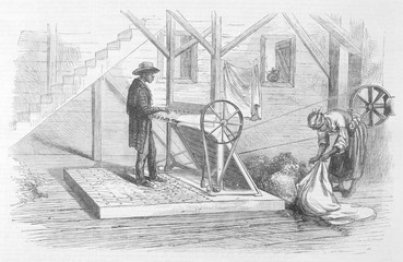 Industry - Textiles - Cotton. Date: 1871