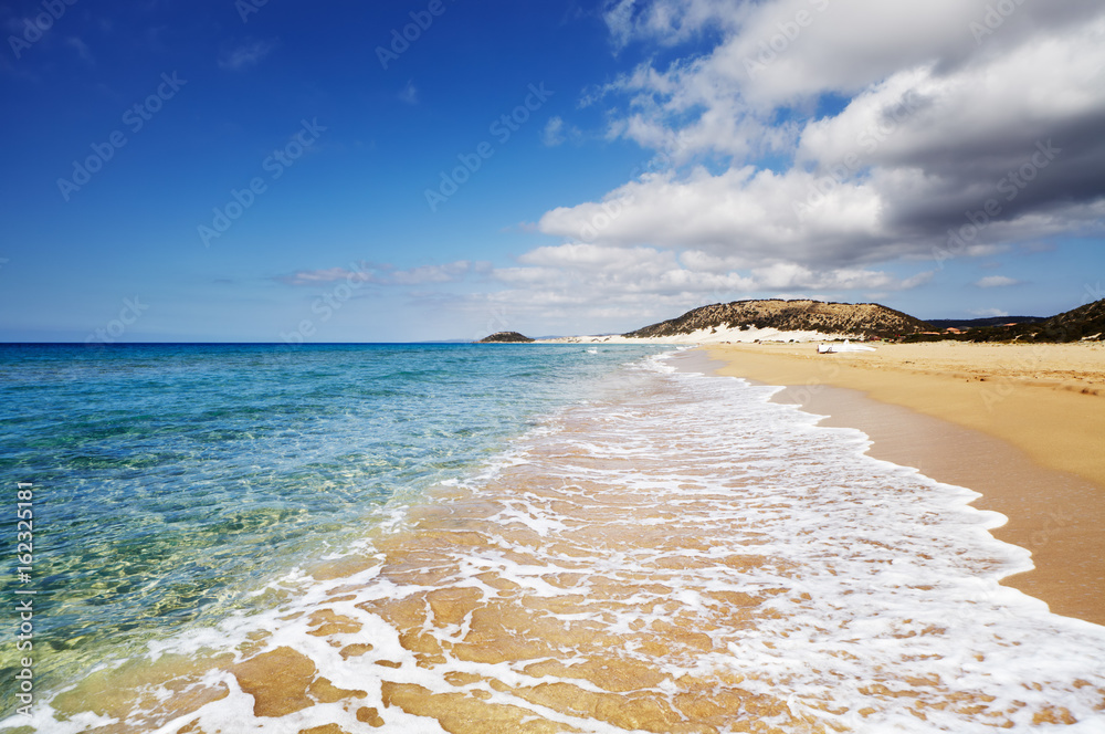 Poster golden beach, karpas peninsula, north cyprus