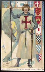 Costume - Men - Chevalier. Date: 13th century