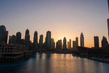 Obraz premium musical fountain in Dubai