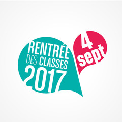 rentrée des classes, 4 septembre 2017