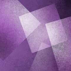 purple black and white background design with abstract floating and transparent layers of squares and diamond shapes with texture