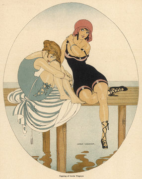 Bathing Beauties 1916. Date: 1916