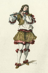 French Theatre - Symandre. Date: 1633