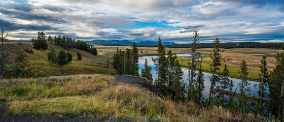 Landscapes at Yellowstone National Park