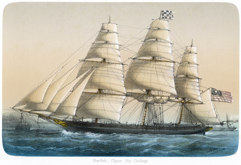 Challenge - Clipper. Date: circa 1860