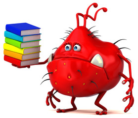 Fun germ - 3D Illustration