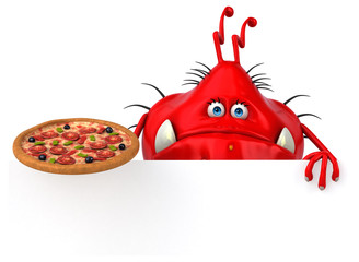 Fun germ - 3D Illustration