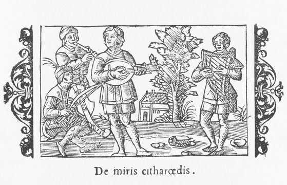 16th Century Musicians. Date: 1555