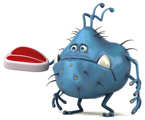 Fun germ - 3D Illustration