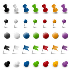 collection of pin needle office supplies