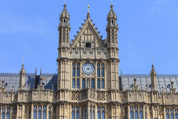 Fototapeta na wymiar Palace of Westminster, details, London, England.
