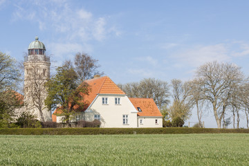 Obraz premium Lighthouse near Sonderby, Denmark