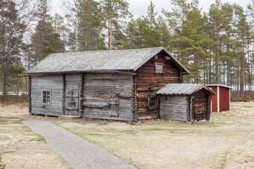 Fototapeta na wymiar Halsingegard historic village - Sweden