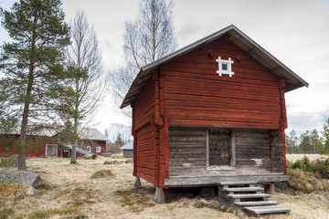 Obraz premium Halsingegard historic village - Sweden