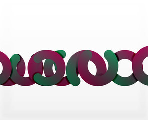 Circle geometric abstract background, colorful business or technology design for web