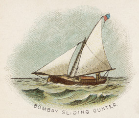 Bombay Sliding Gunter. Date: circa 1880